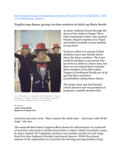 Naples tap dance group invites seniors to kick up their heels
