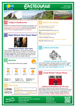 Today in Eastbourne Exhibitions at the Towner