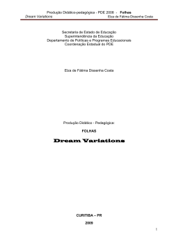 Produ&ccedil;&atilde;o Did&aacute;tico-pedag&oacute;gica &ndash; PDE 2008 - FOLHAS