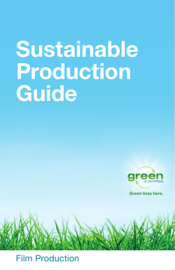Sustainable Production Guide