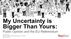 My Uncertainty is Bigger Than Yours: