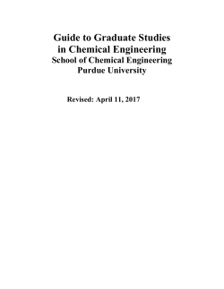 Graduate Program Guide - Purdue Engineering