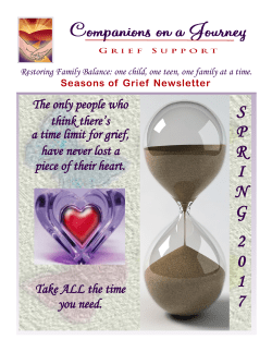 Spring Seasons Newsletter