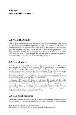 Basic CBR Elements