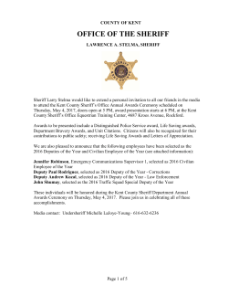 News Release - Kent County