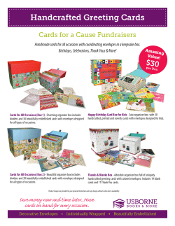 Handcrafted Greeting Cards