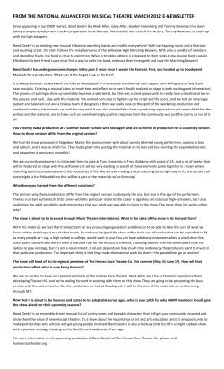 from the national alliance for musical