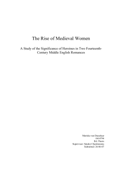 The Rise of Medieval Women