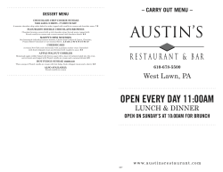 To Print Takeout Menu