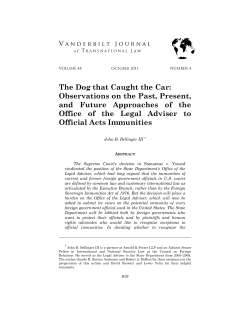 The Dog that Caught the Car: Observations on the Past, Present