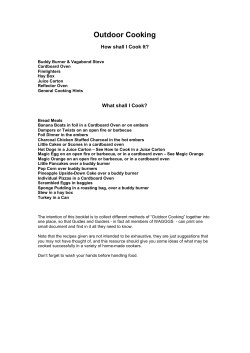 Outdoor Cooking - Girlguiding Cheshire Border