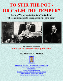 Mary Baker Eddy, Joseph Pulitzer