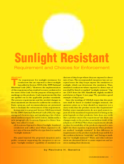 Sunlight Resistant