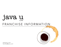 Franchise Package - JAVA-U