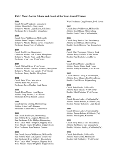 All-PSAC History - Pennsylvania State Athletics Conference