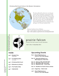 December - Northern Flint Hills Audubon Society