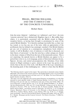 Curious Case of the Concrete Universal