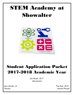 Admissions Packet - Chester Upland School District