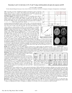 Measuring T2 and T2` in the brain at 1.5T, 3T and 7T using a