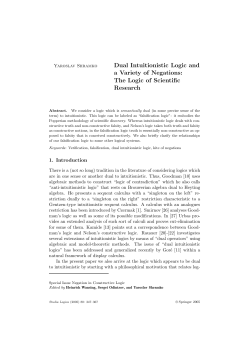 Dual Intuitionistic Logic and a Variety of Negations: The Logic of