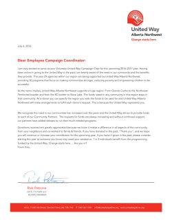 Dear Employee Campaign Coordinator