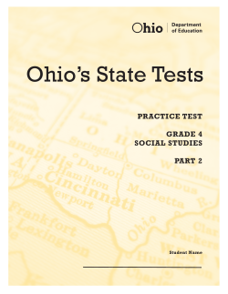 Grade 4 Social Studies Part 2 Practice Test