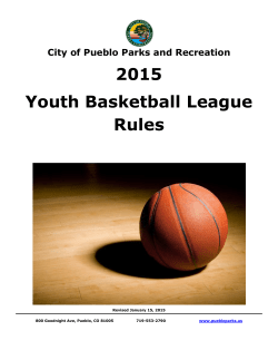 2015 Youth Basketball League Rules