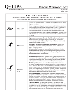 Circle Methodology Q-Tips