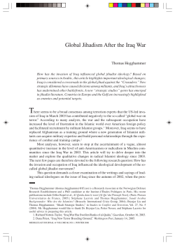 Global Jihadism After the Iraq War
