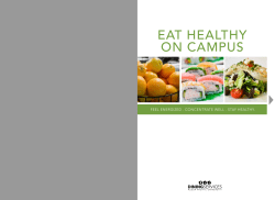 Eat Healthy on Campus - Azusa Pacific University