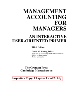 Sample - Professor David W. Young