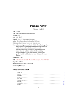 Package `elrm`