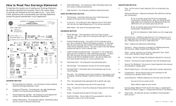 How to Read Your Earnings Statement - UCSF