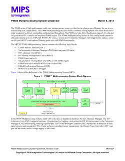 P5600 Multiprocessing System Datasheet