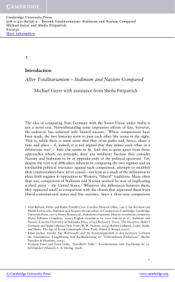 Stalinism and Nazism Compared - Assets