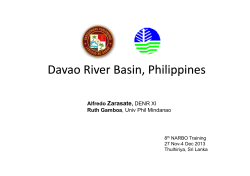 Davao River Basin Philippines Davao River Basin