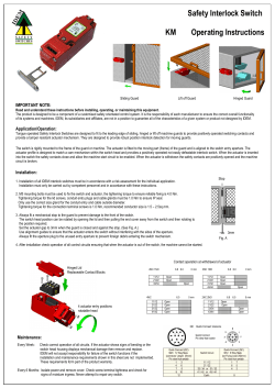IDEM KM Series Safety Interlock Switch