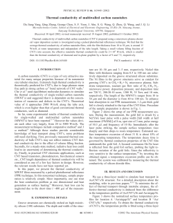 Thermal conductivity of multiwalled carbon nanotubes