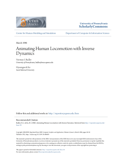 Animating Human Locomotion with Inverse Dynamics