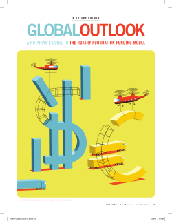A Rotarian`s Guide to The Rotary Foundation Funding