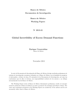 Global Invertibility of Excess Demand Functions
