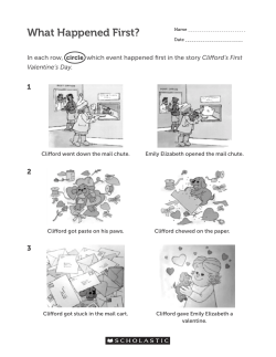 Clifford`s First Valentine`s Day: What Happened First