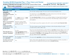 Excellus BCBS:Essential Plan 1 Plus Vision and Dental