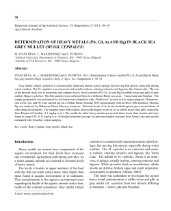 DETERMINATION OF HEAVY METALS (Pb, Cd, As AND Hg) IN