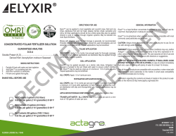elyxir - Actagro
