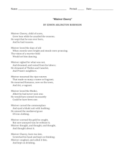 Edwin Arlington Robinson Poems