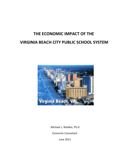 the economic impact of the virginia beach city public school system