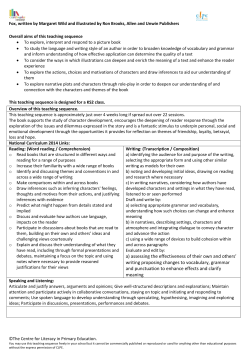 Fox Teaching Sequence