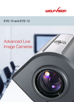 Advanced Live Image Cameras