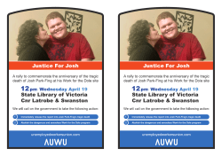 Justice For Josh Justice For Josh